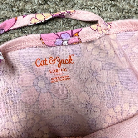 The Children's Place Kids Dresses in Purple, Floral, and Stripes - Picture 9 of 10